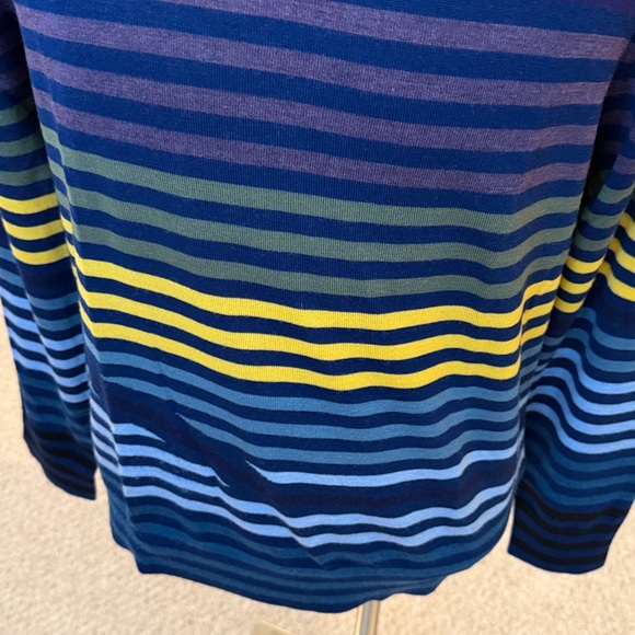 Paul Smith Multicolor Striped Crewneck Sweater, large, 100% merino - Picture 4 of 9